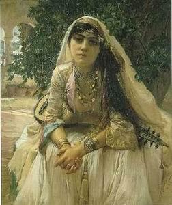  Arab or Arabic people and life. Orientalism oil paintings 331